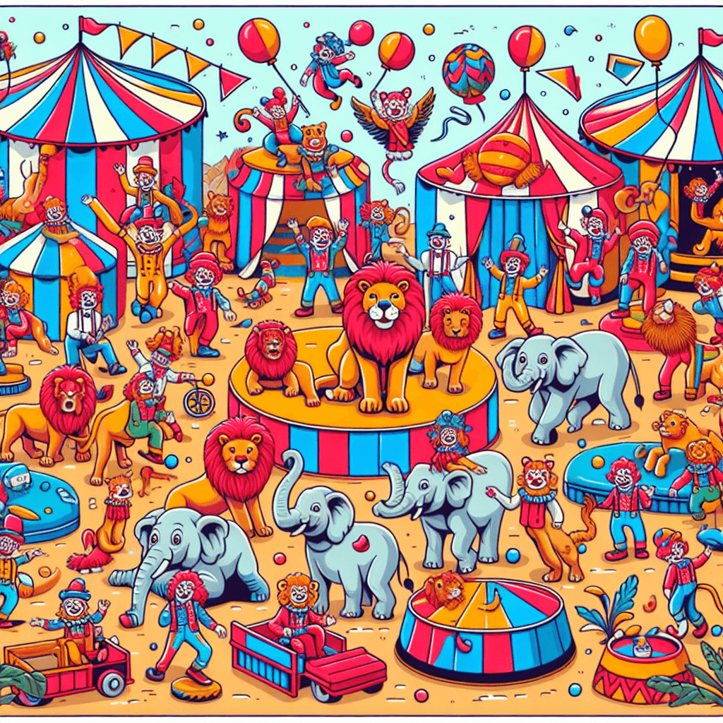 Funky Circus Spectacular Paint By Number