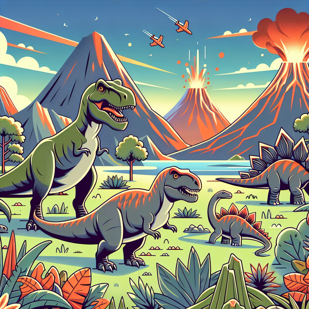 Dinosaur Time Travel Painting Number Kit