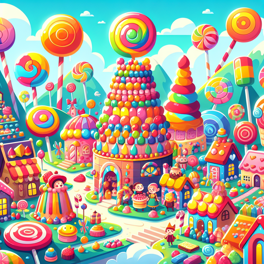 My Adventure In Candyland Paint By Color