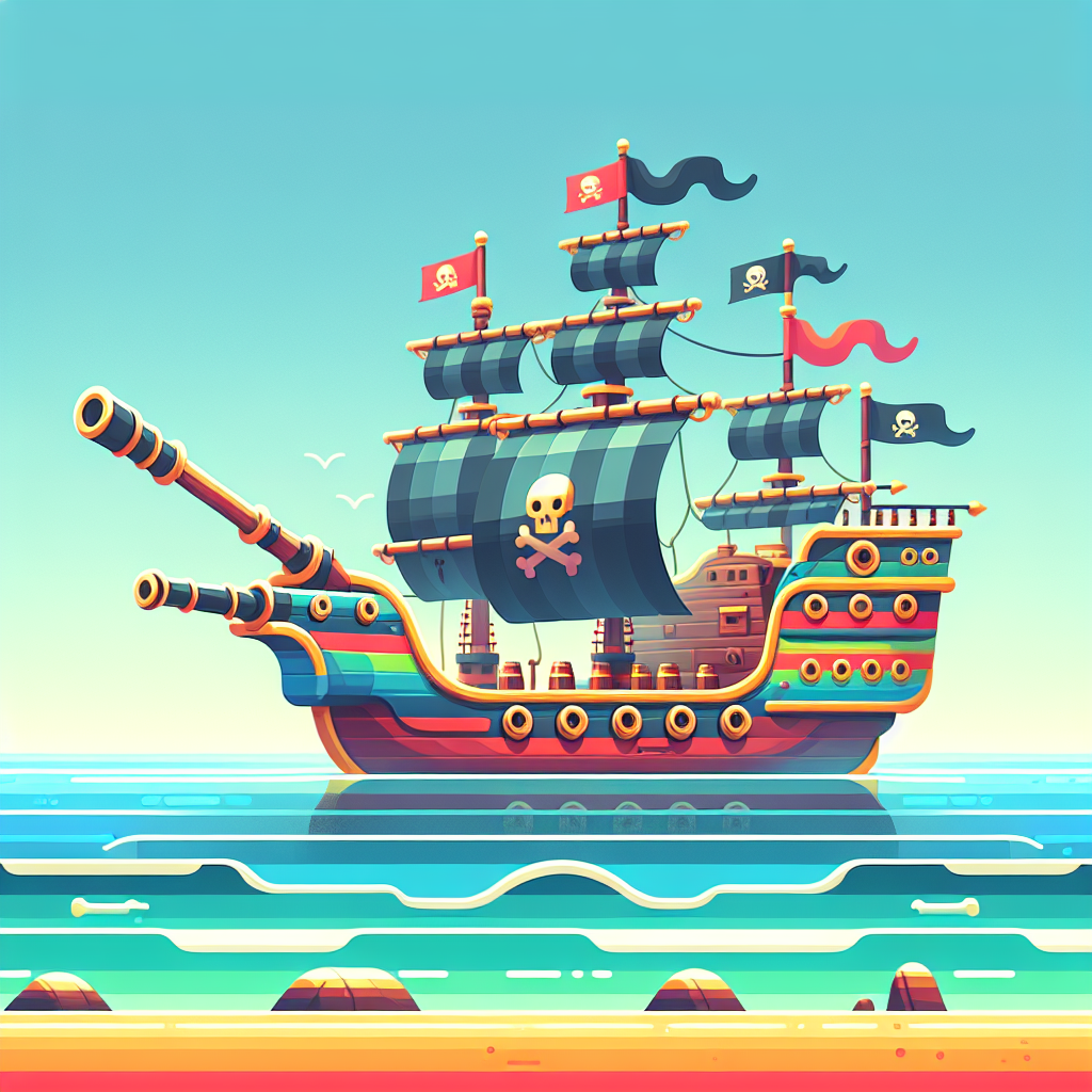 Nautical Pirates Voyage Painting By Numbers Kit