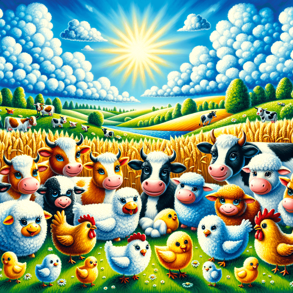 Happy Farm Life Paint By Numbers