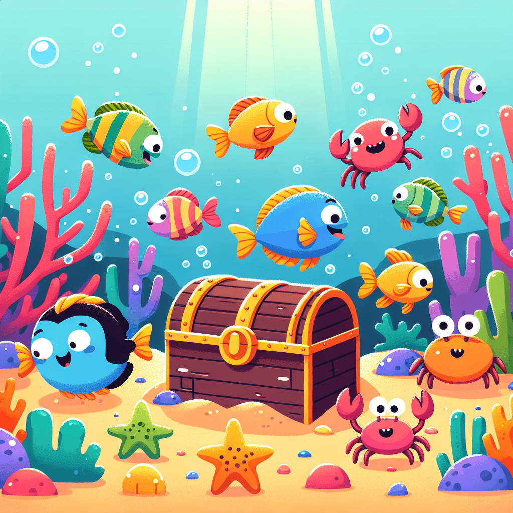 Undersea Treasure Paint By Number