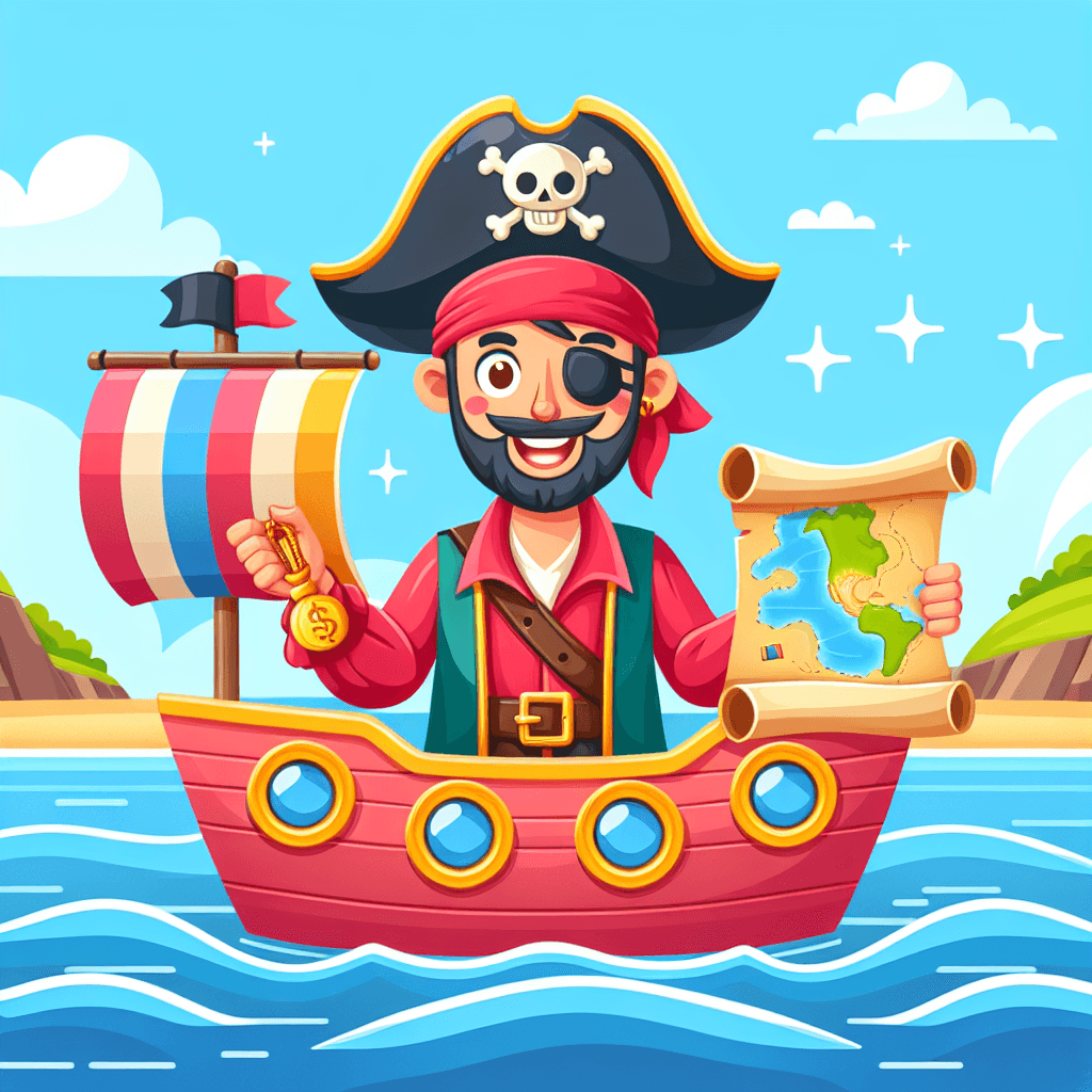 Fantasy Pirate Ship Adventure Paint By Number