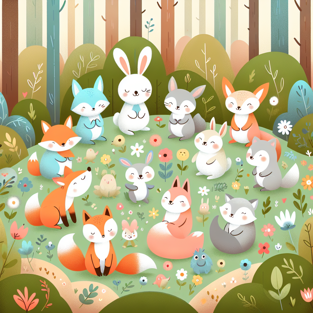 Giggle In The Glade Paint By Number