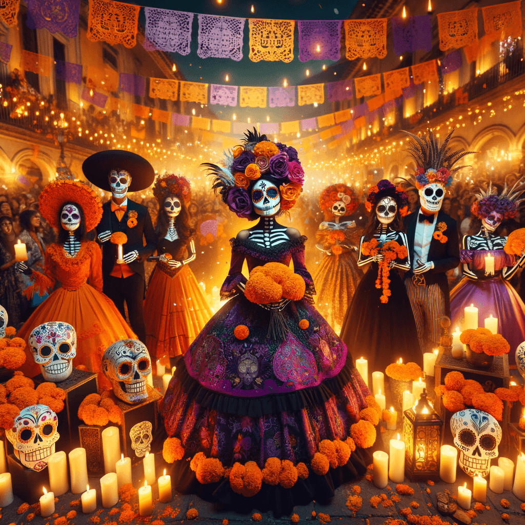 Día De Los Muertos Numbered Painting Kits