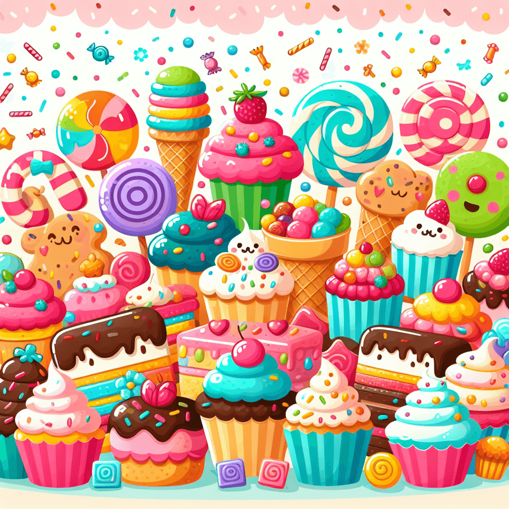 Super Sweet Treats Painting Number Kit