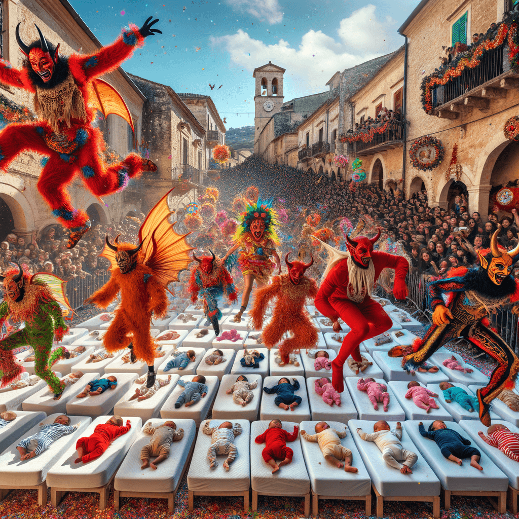 El Colacho - Spain Painting By Numbers Kit