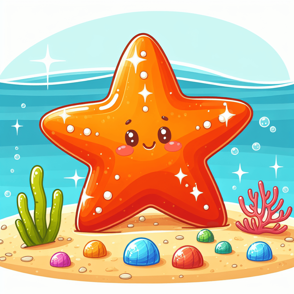 Dazzling Starfish Paint By Number