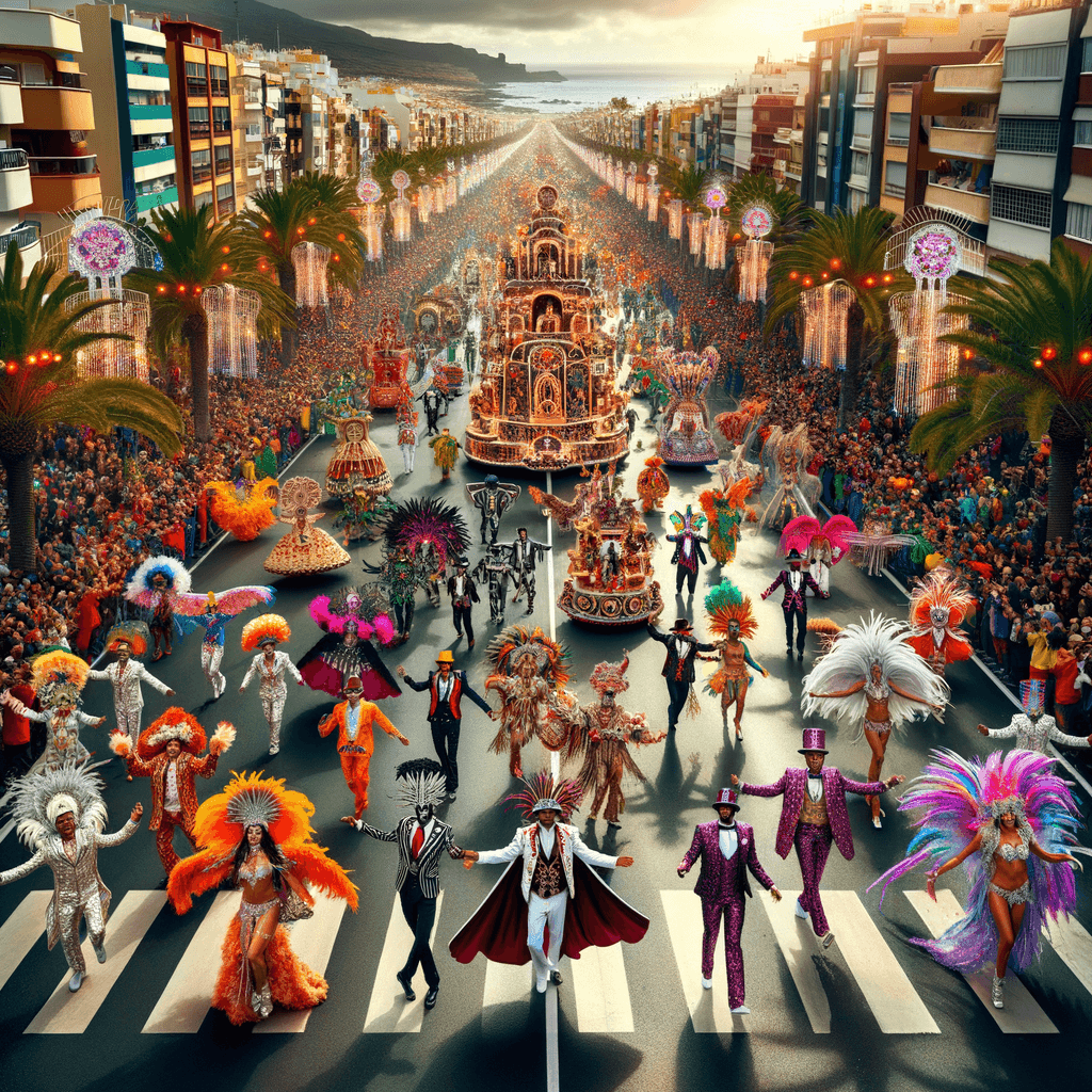 Las Palmas De Gran Canaria Carnival - Spain Painting Number Kit