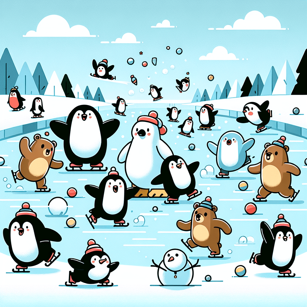 Frosty Funland Painting By Numbers Kit