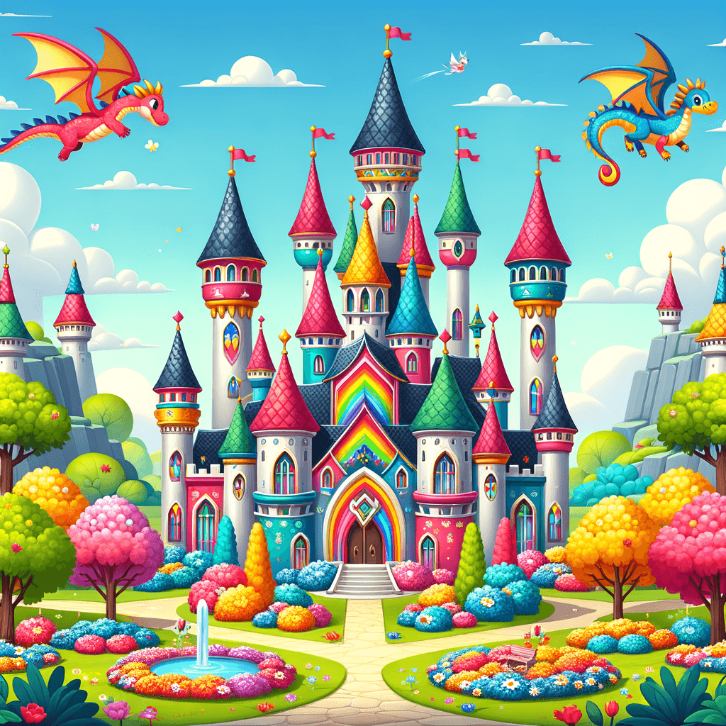 Exploring Enchanted Castles Number Painting