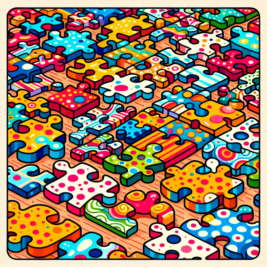 Jolly Jigsaw World Paint By Numbers