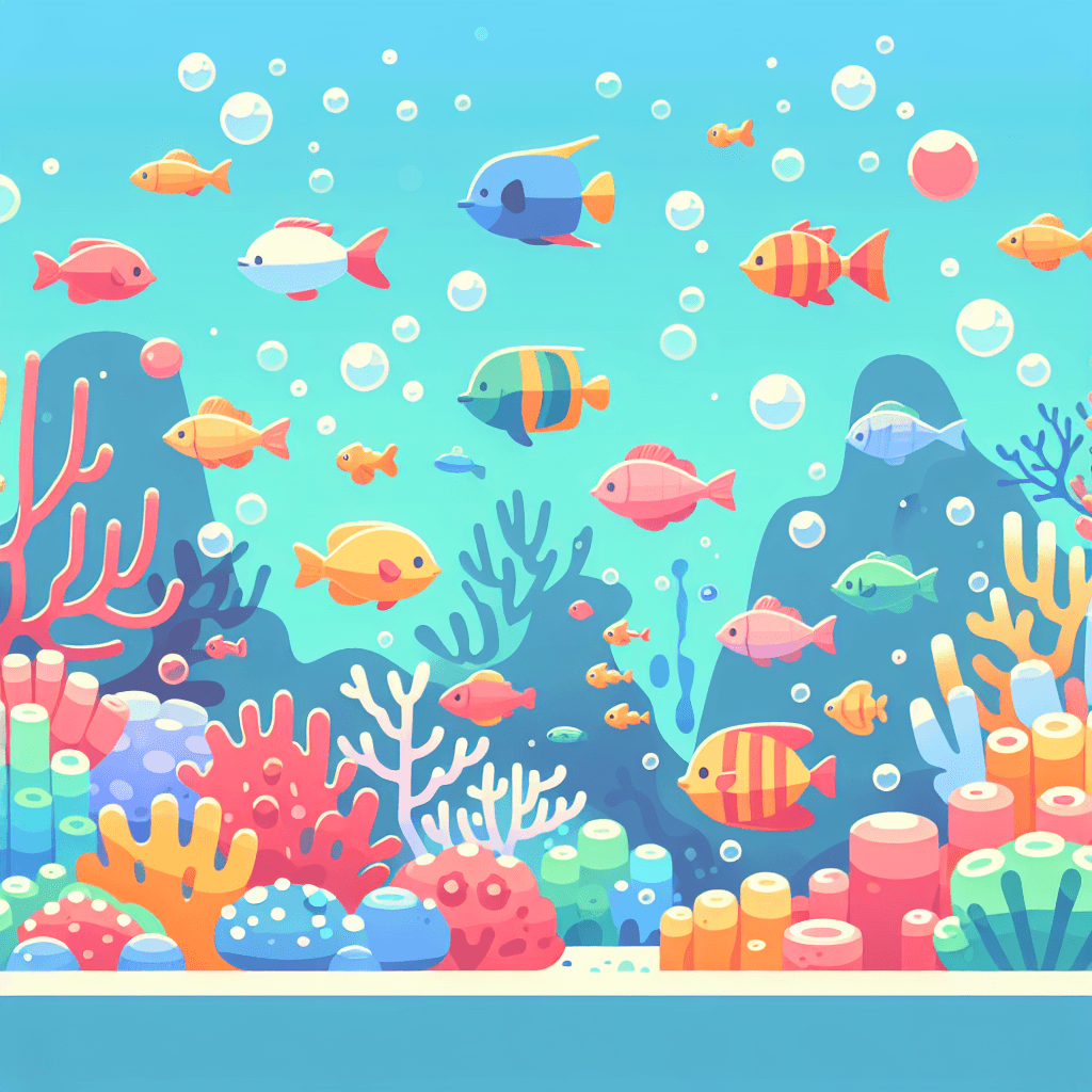 Undersea Wonder World Painting Number Kit