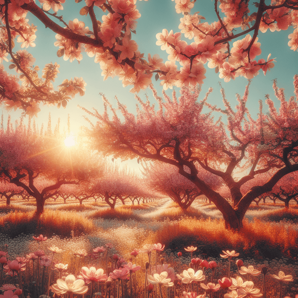 Orchard Blossom Reverie Paint By Color