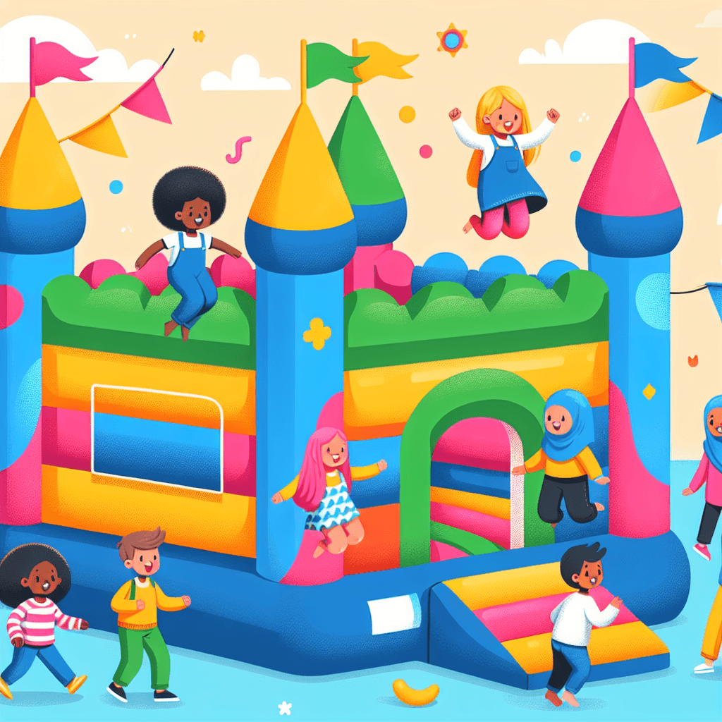 Bouncy Castle Fun Paint By Number