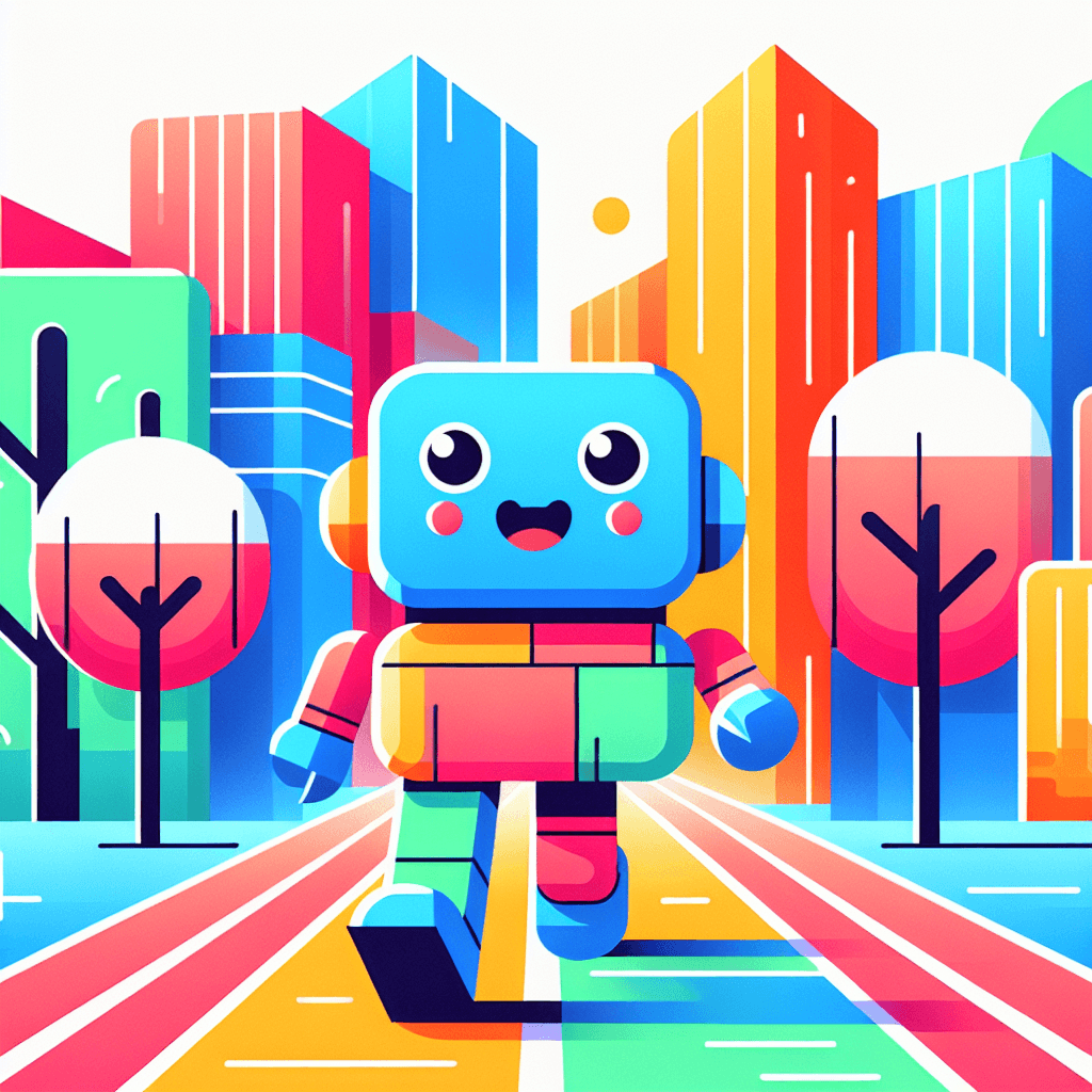 Robot's Day Out Paint By Number
