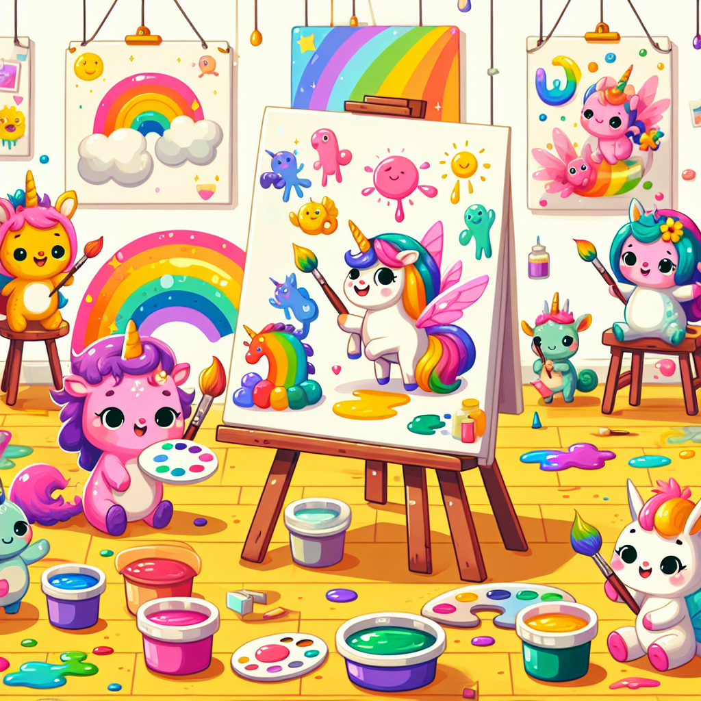 Magical Creatures Art Studio Numbered Painting Kits