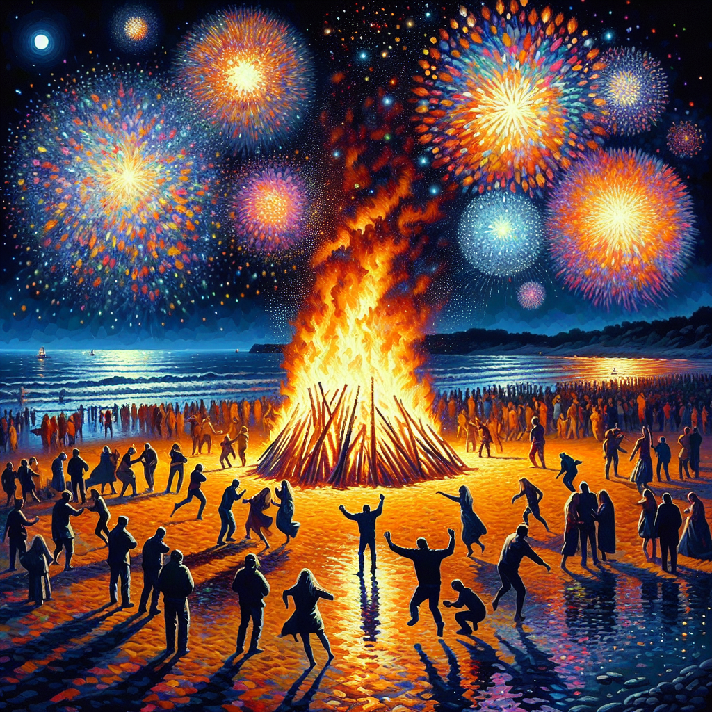 Saint John's Eve - Spain Paint By Color