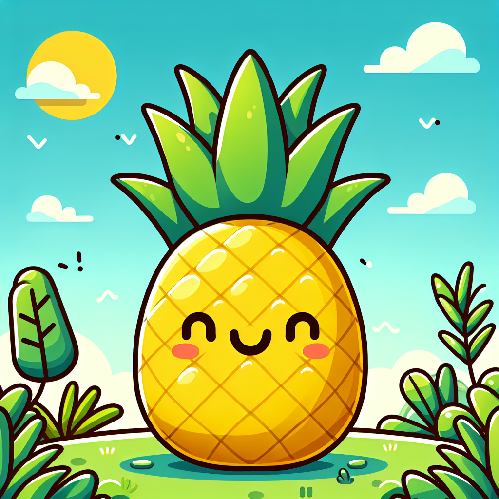 Joyful Pineapple Numbered Painting Kits