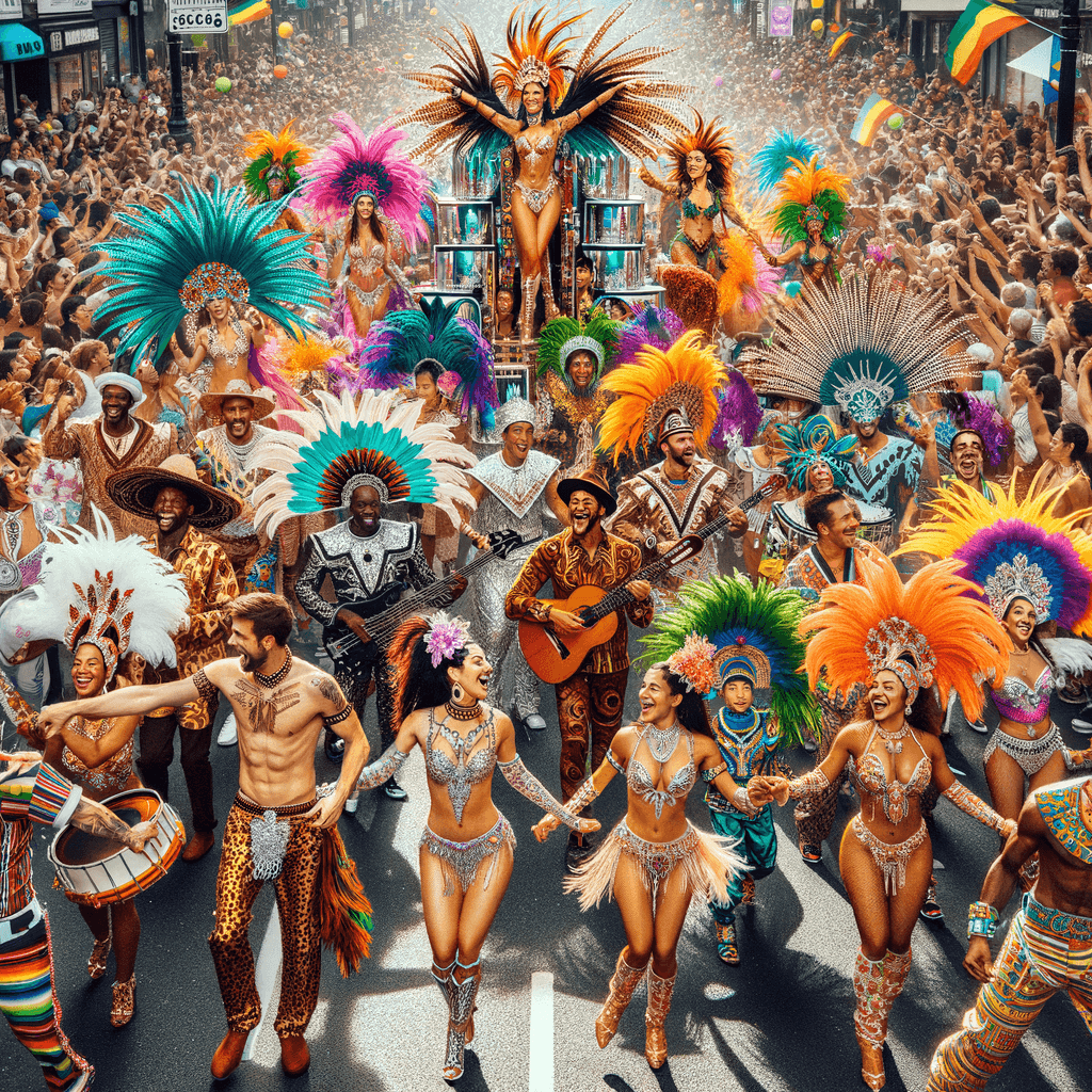 Carnaval De Barranquilla - Barranquilla Painting By Numbers Kit