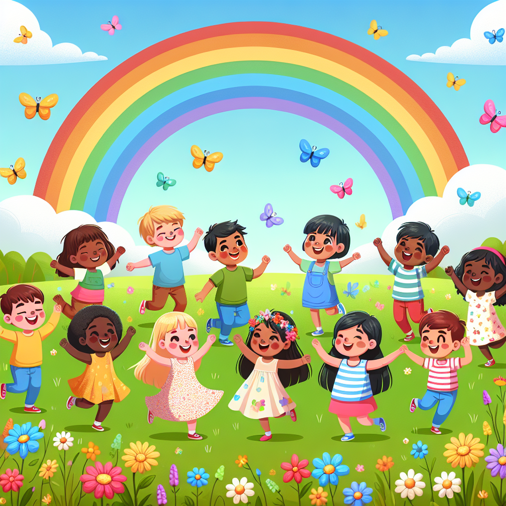 Charming Rainbow Celebration Paint By Number
