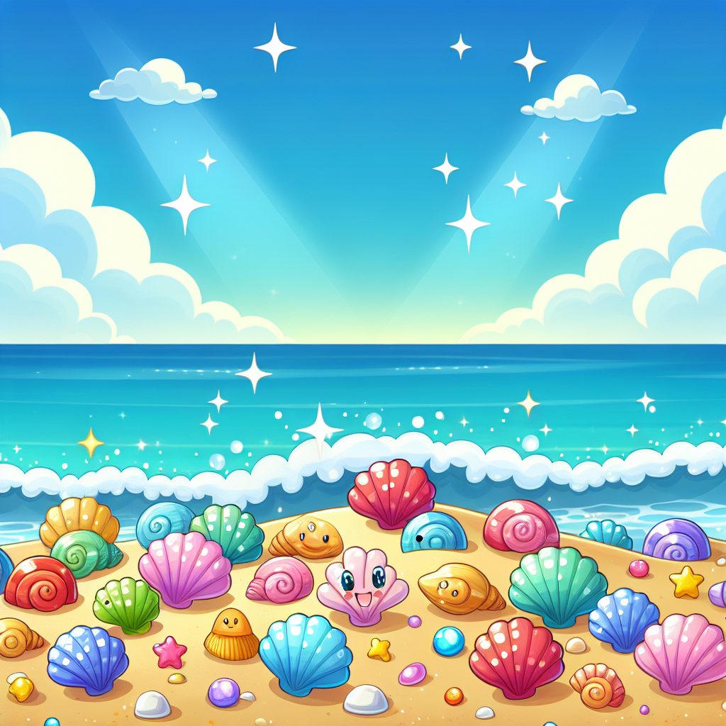 Seashell Shore Painting Number Kit