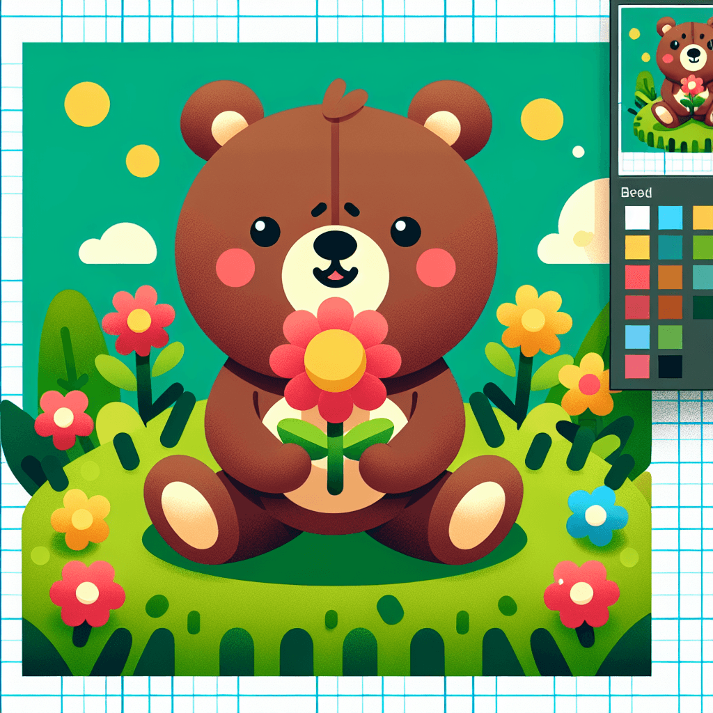 Sweet Little Bear Paint By Numbers Kits