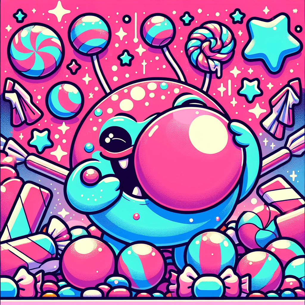Bubbly Bubblegum Monster Paint By Numbers Kits
