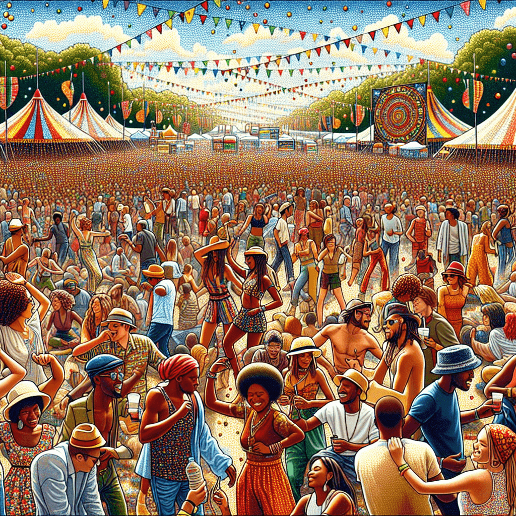 Bonnaroo Music And Arts Festival - Tennessee Numbered Painting Kits