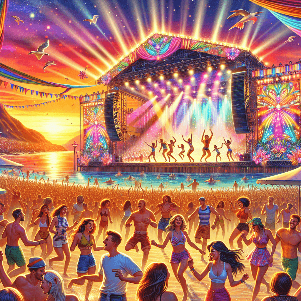 Festival Internacional De Benicassim Paint By Numbers