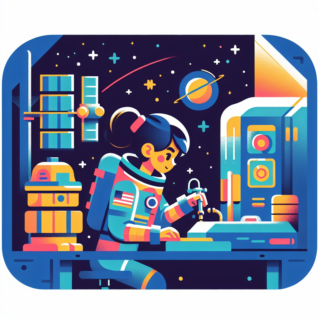 Astronaut Space Station Mission Paint By Number