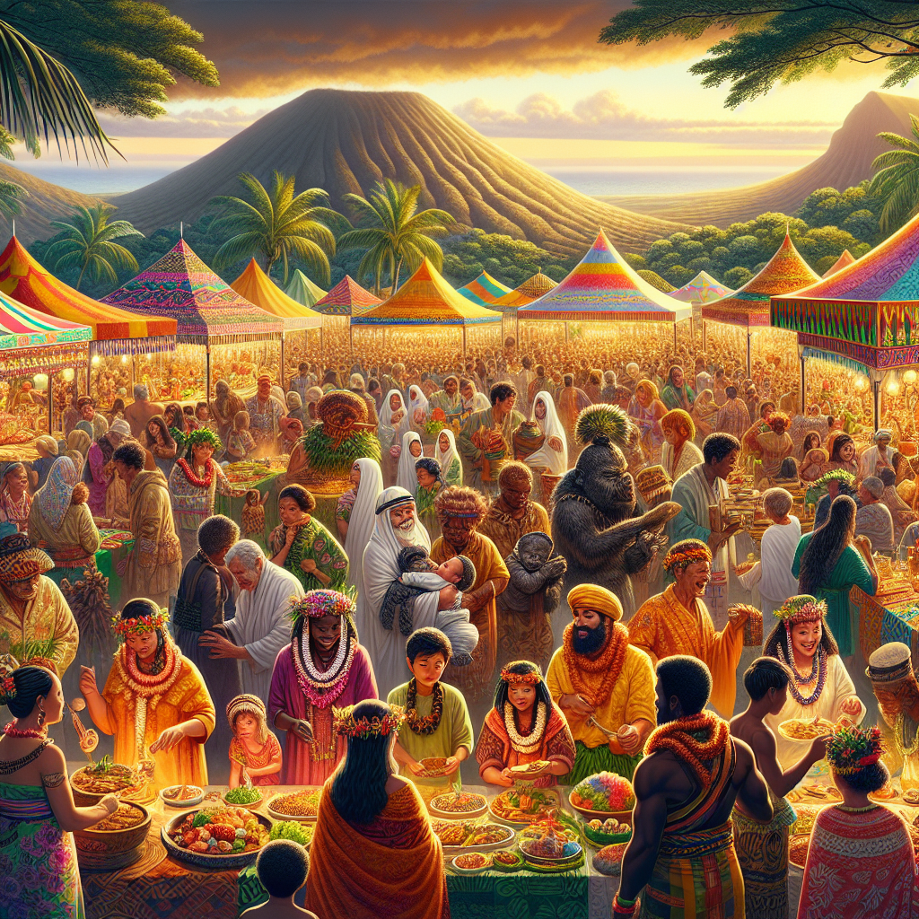 Pahoa Lava Festival - Hawaii, United States Paint By Numbers Art