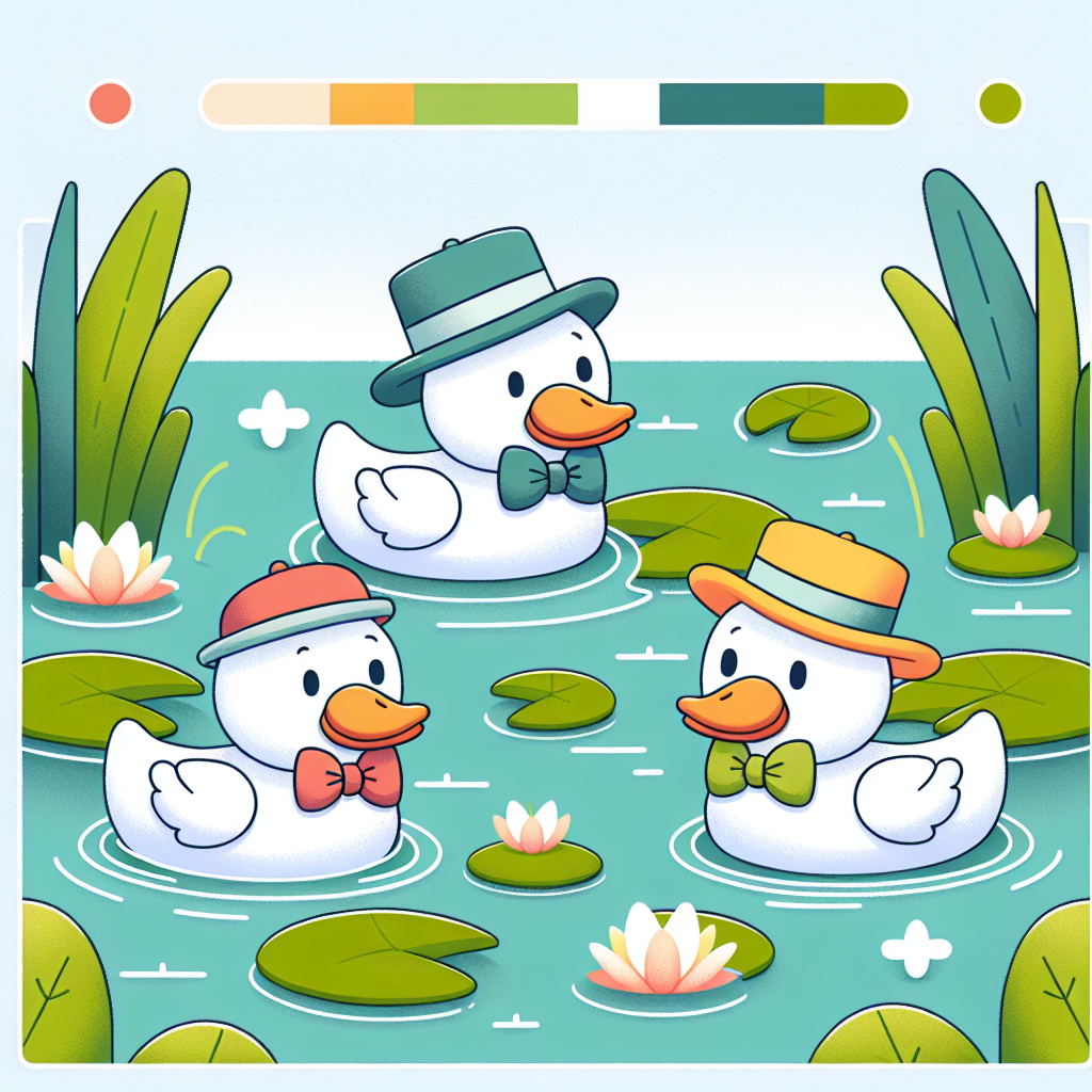 Dapper Ducks Paint By Color