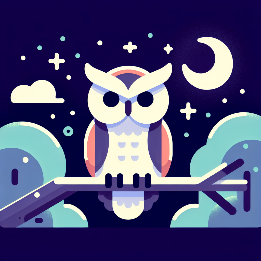 Wise Owl Night Watch Painting Number Kit