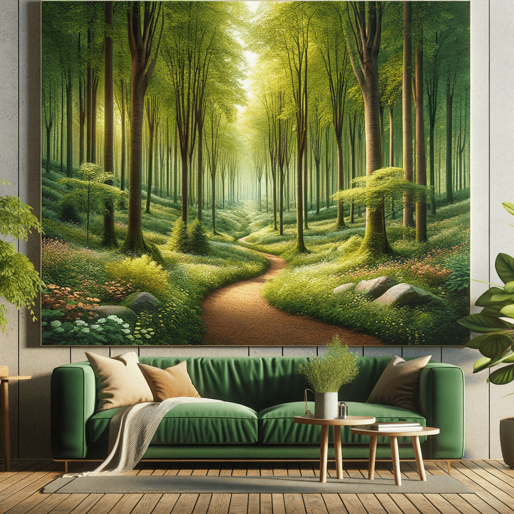 Dreamy Woodland Pathway DIY Paint By Numbers