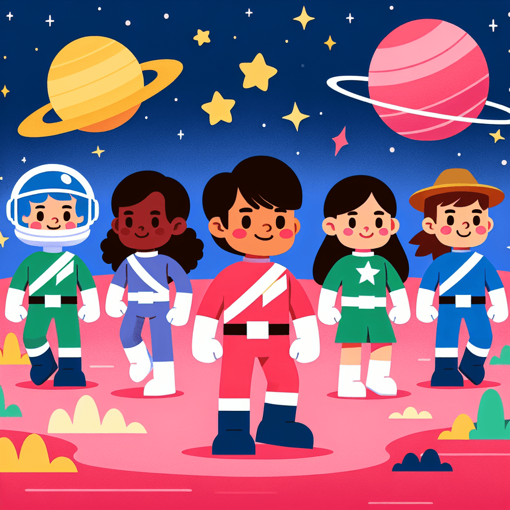 Galactic Ranger's Adventure Numbered Painting Kits