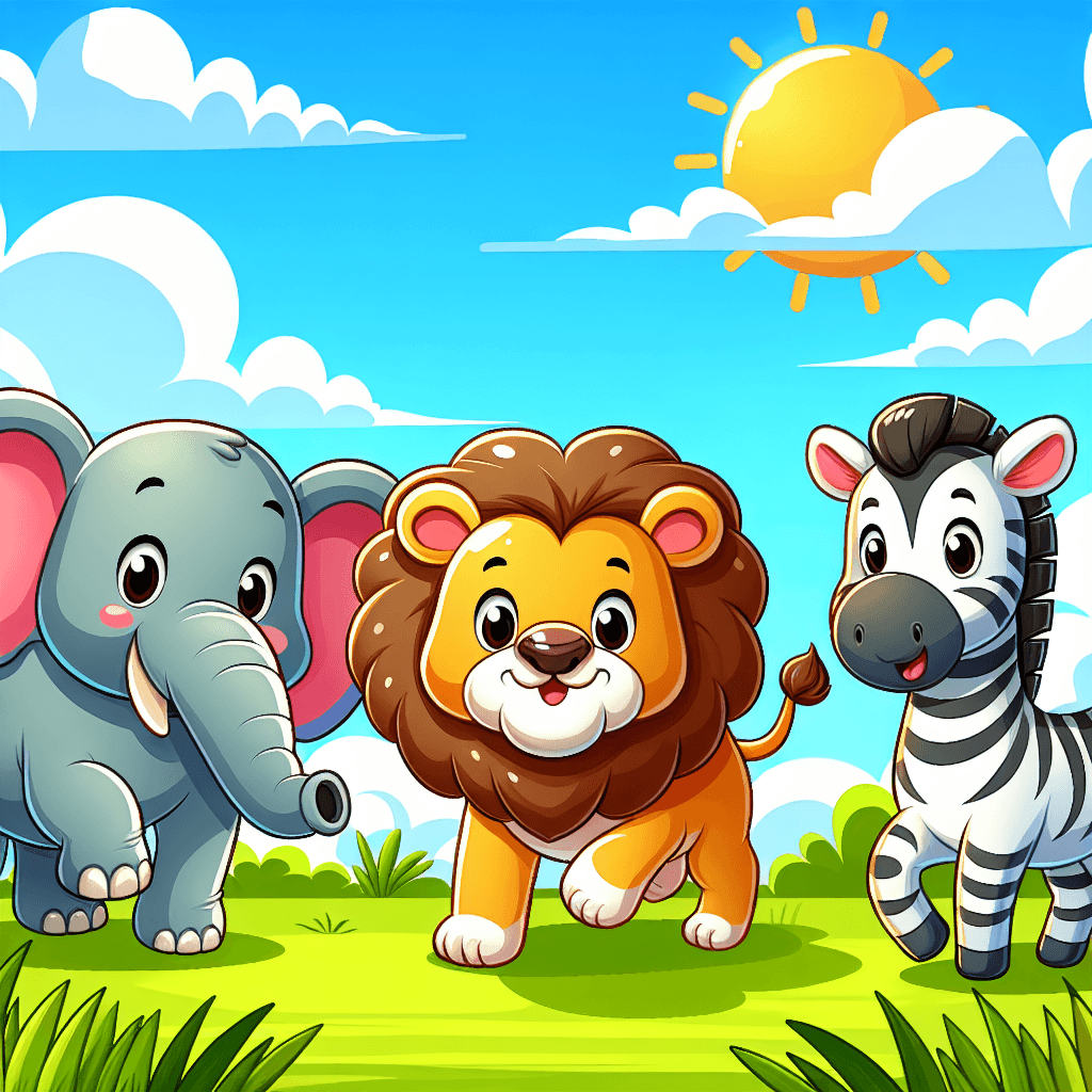 Cute Safari Adventures Numbered Painting Kits