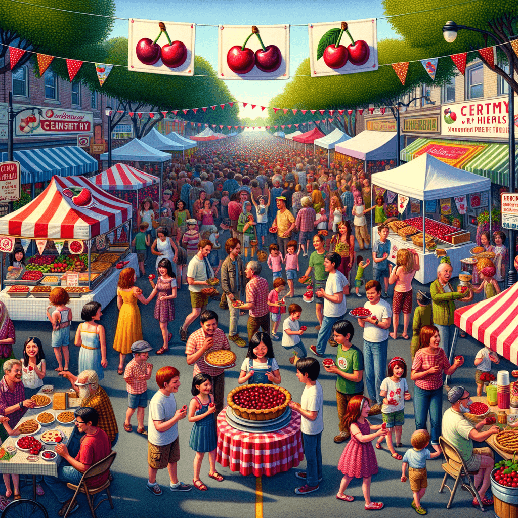 National Cherry Festival - USA Paint By Number