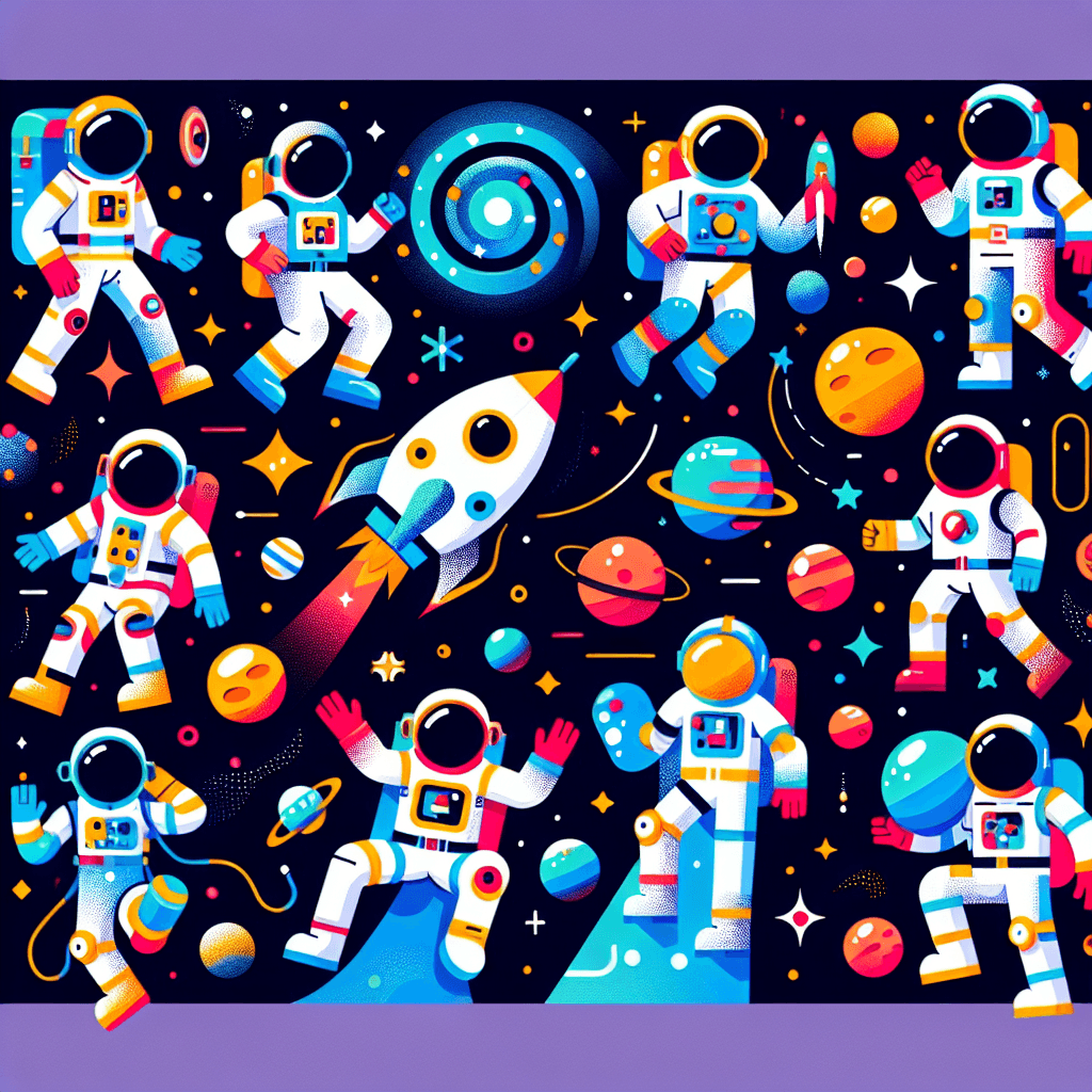 Space Pioneer Exploration Numbered Painting Kits