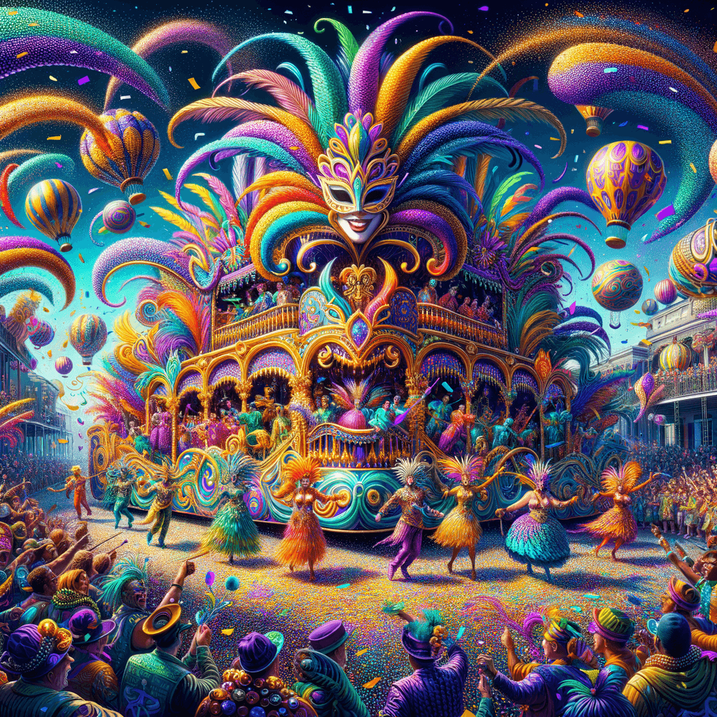 Mardi Gras - New Orleans Paint By Numbers Art