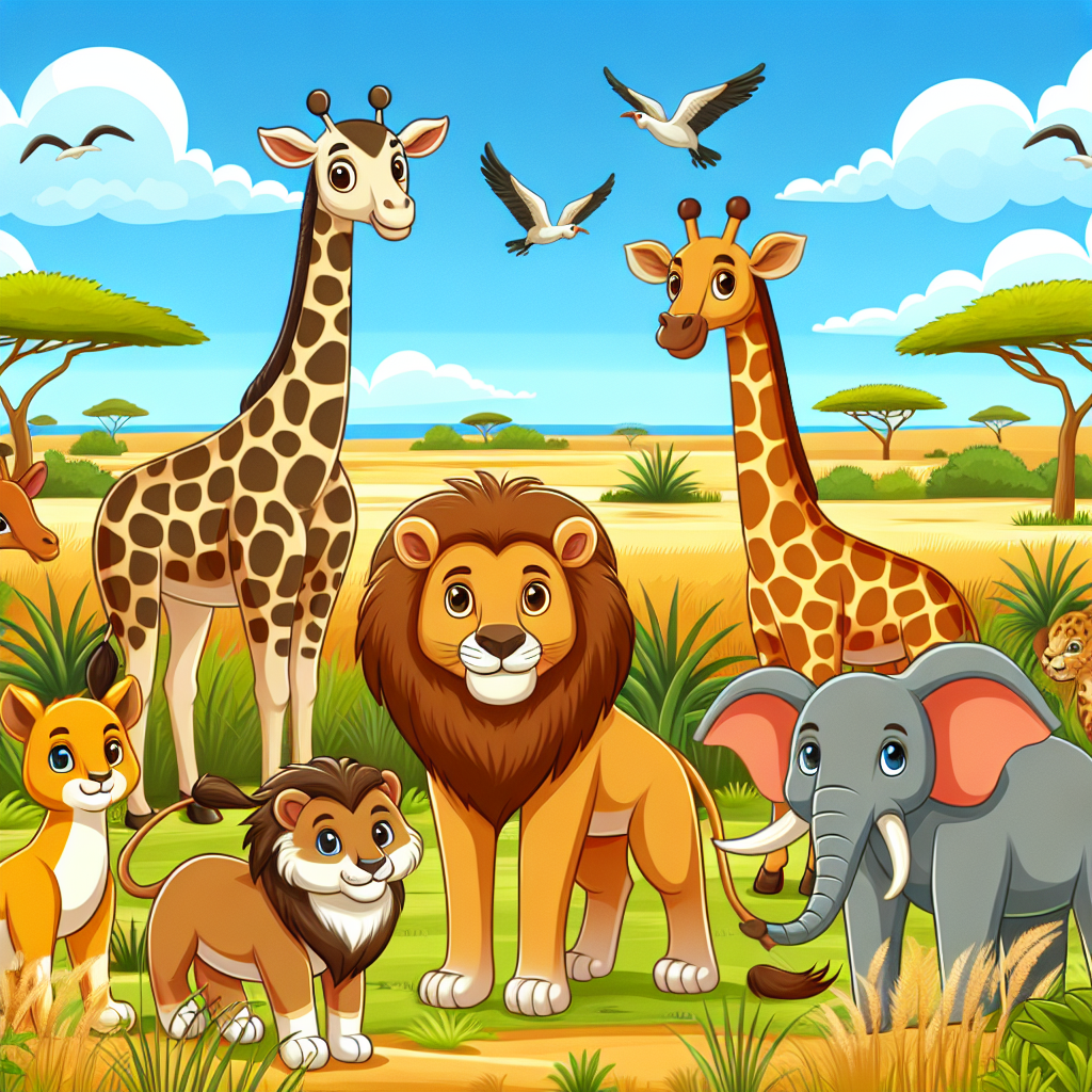 Savannah Safari Surprise Painting Number Kit