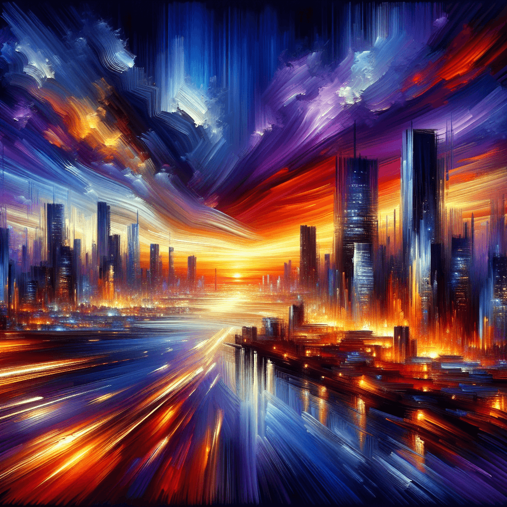 Artistic Cityscape Painting By Numbers Kit