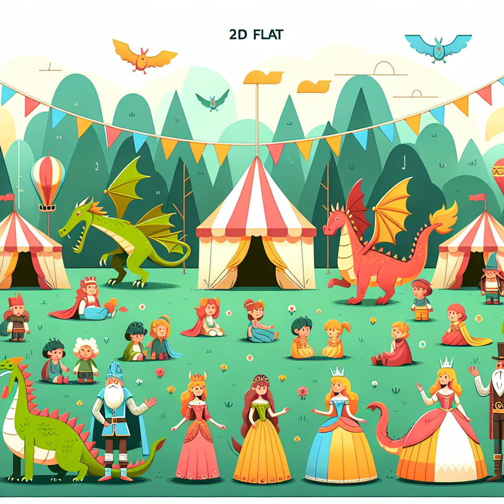 Fairytale Festival Paint By Numbers Art