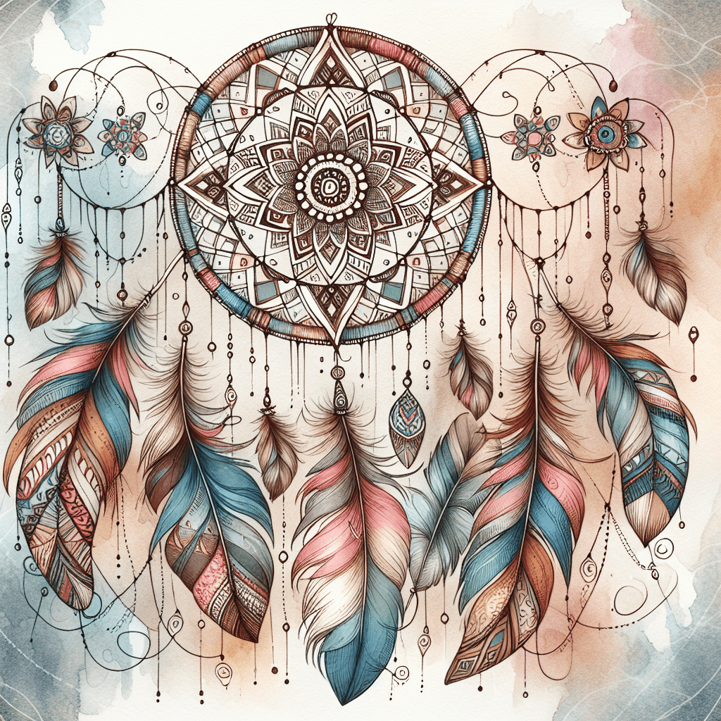 Whimsical Dream Catcher Paint By Numbers Kits