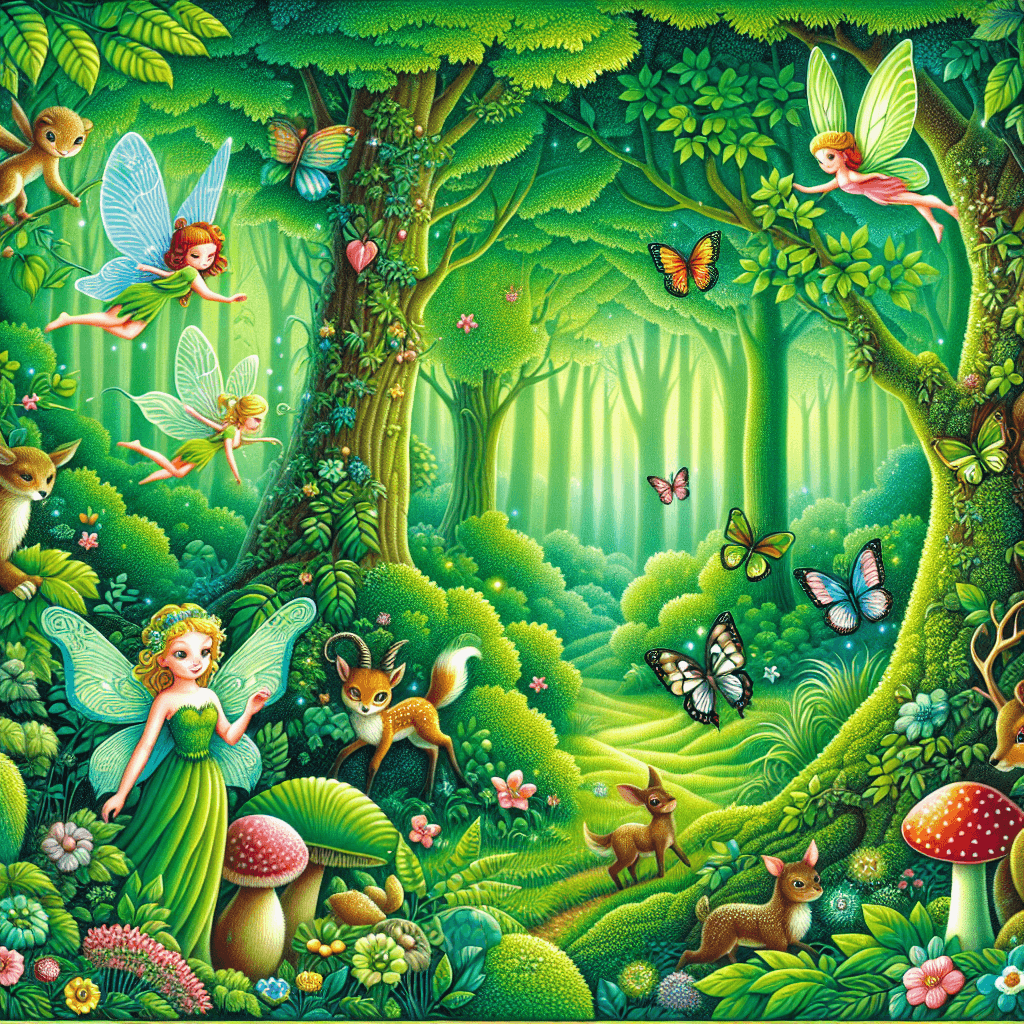 Magical Woodland Gathering Paint By Number