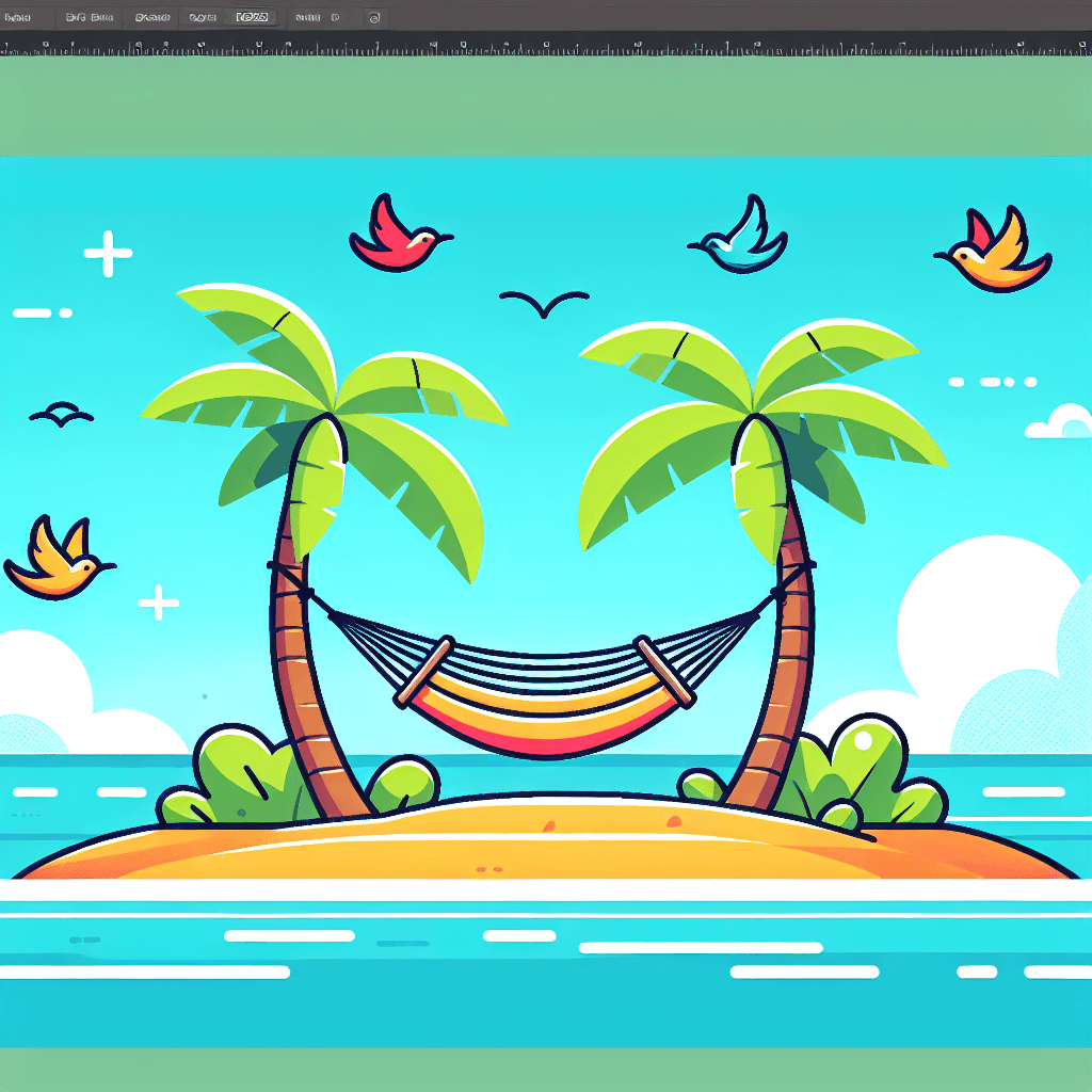 Seaside Island Escape DIY Paint By Numbers