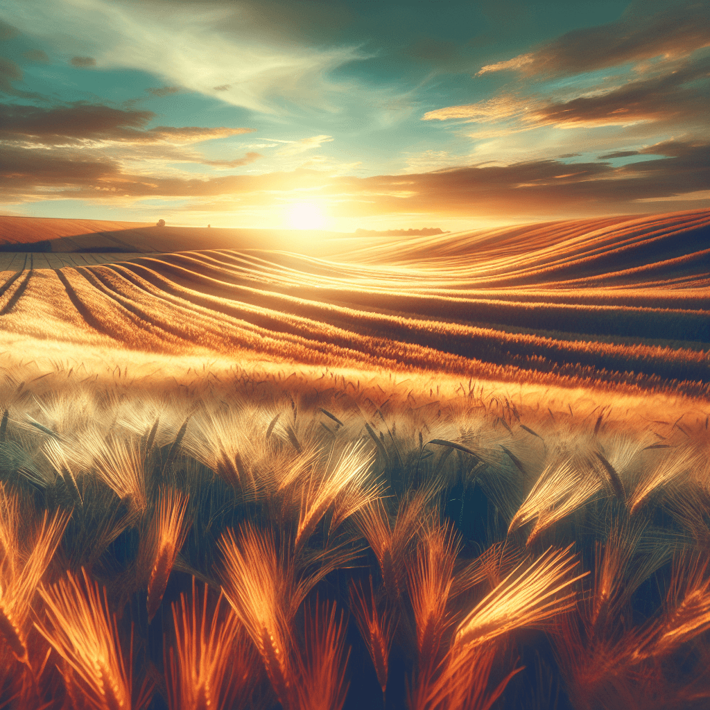 Golden Wheat Field Glory DIY Paint By Numbers
