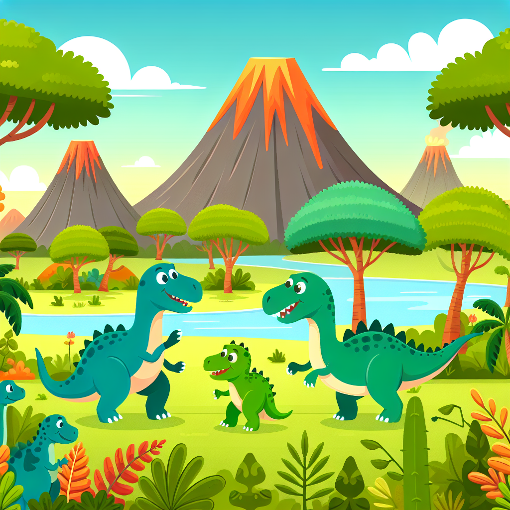 Cool Dinosaur Adventure DIY Paint By Numbers