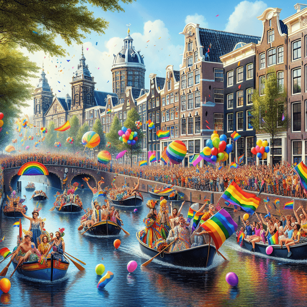 Gay Pride Parade - Amsterdam Numbered Painting Kits