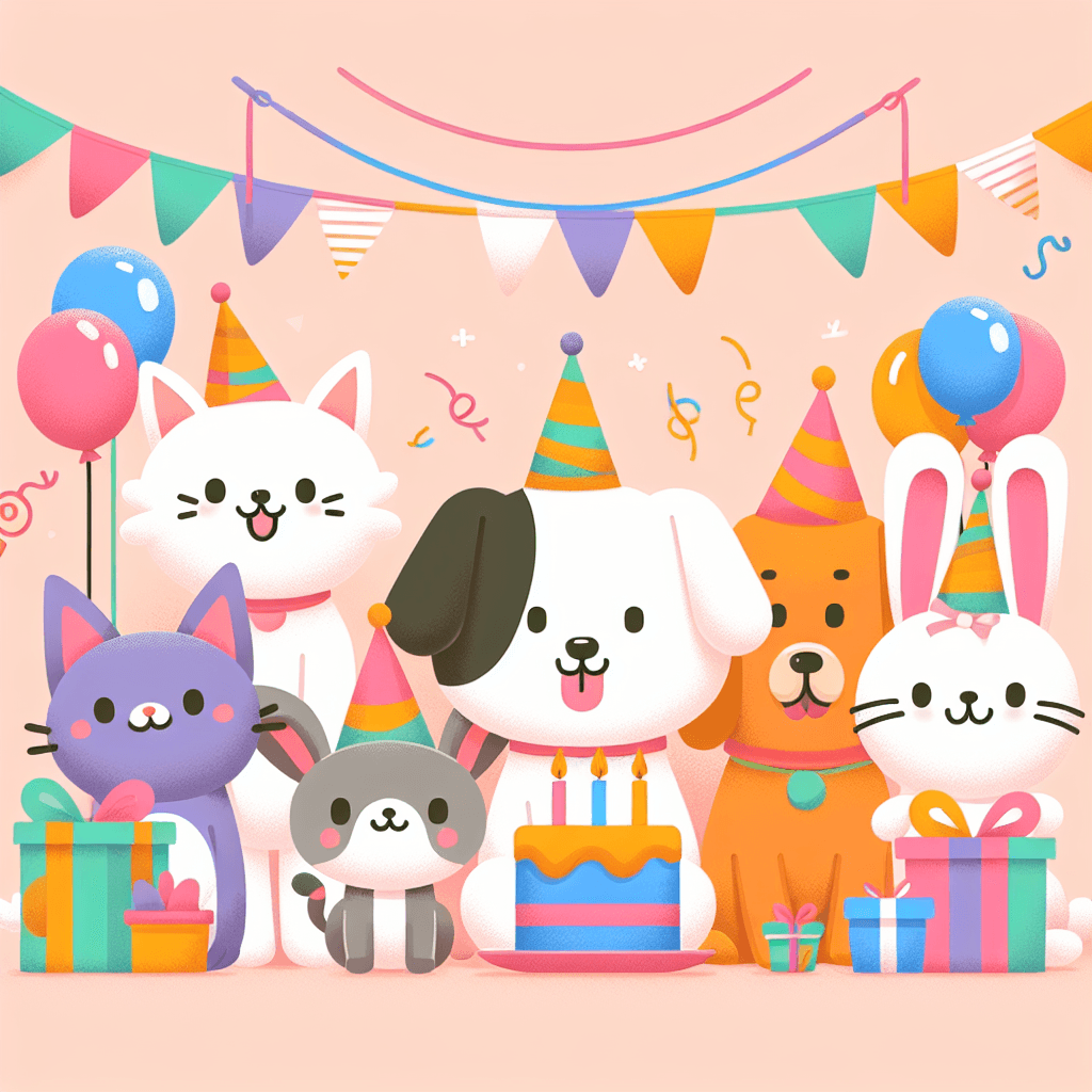 Animal Friends Party Paint By Number